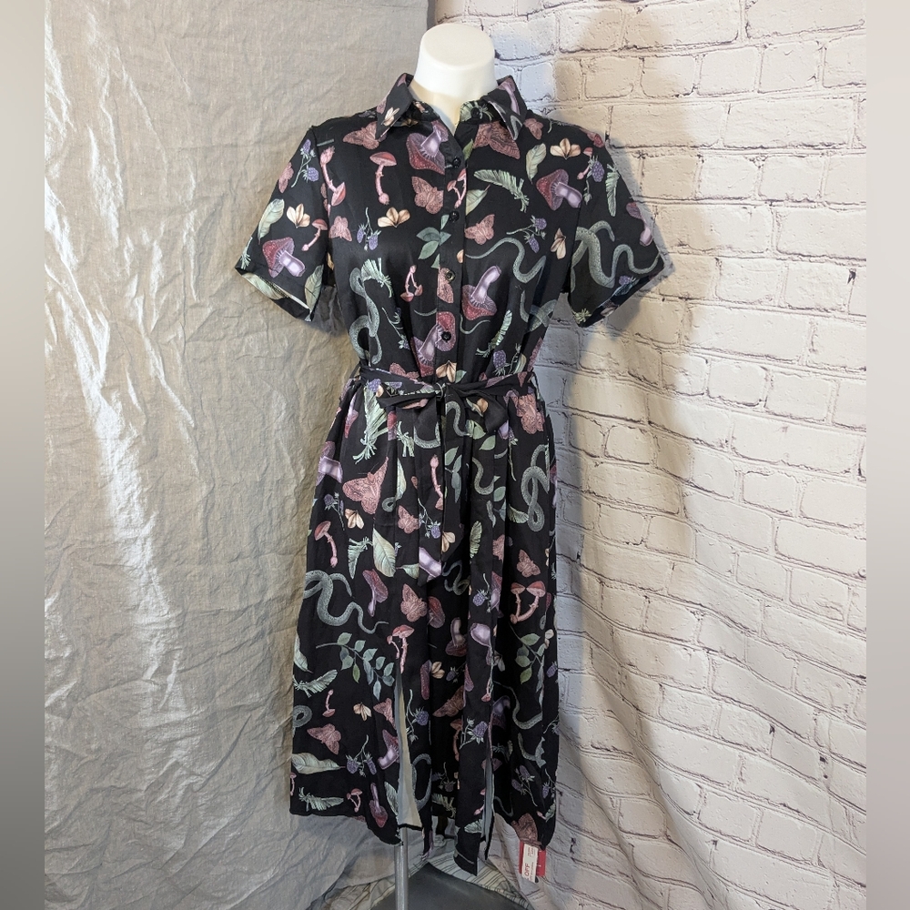 Gothic Dark Forest Mushroom Dress